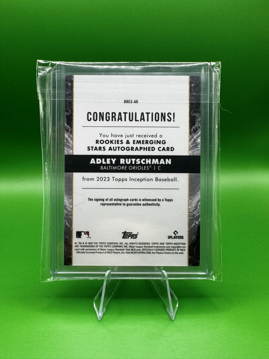 1917SportsCards's tweet image. Adley Rutschman RC Auto /199 from 2023 Topps Inception 💎

The Orioles star may be on the shelf — but his cards still shine.

Would you buy low or hold? 👀

#AdleyRutschman #Orioles #ToppsInception #MLBcards #sportsinvesting #1917SportsCards