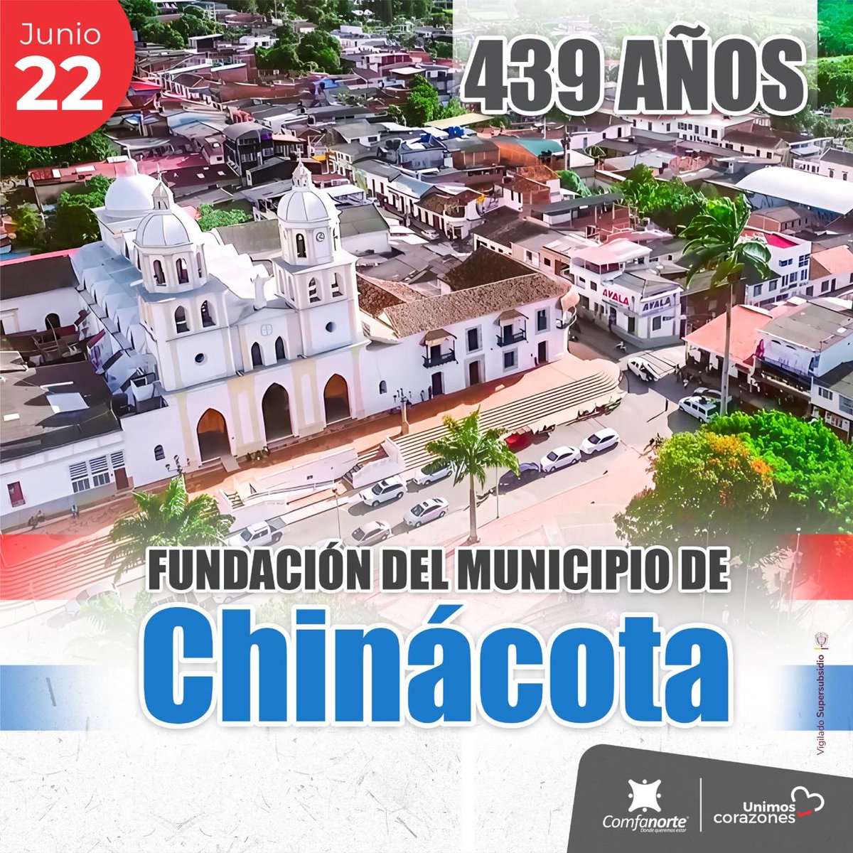 #Efemérides| Hoy destacamos esta fecha especial para el departamento: 439 años de la fundación de Chinácota, el  inicio de un lugar lleno de magia y prosperidad. 

 ¡Felicitaciones a toda su gente bella y amable!