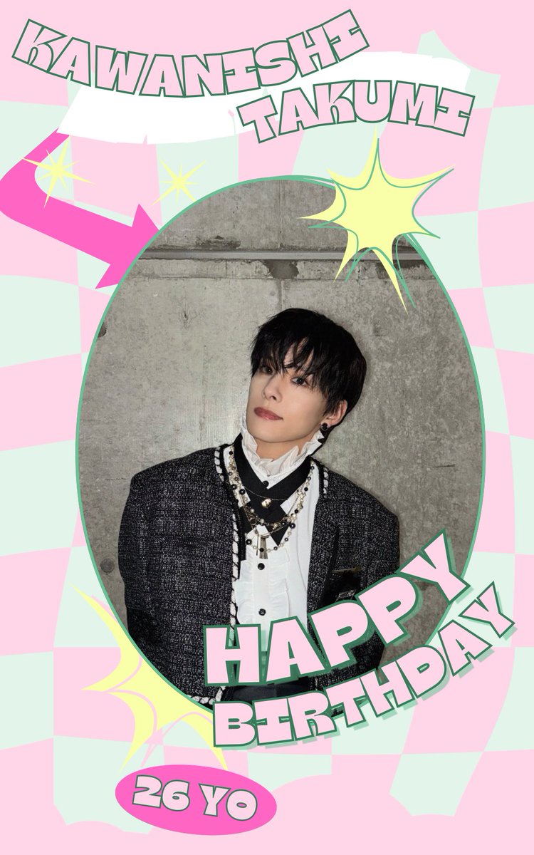🩷🩷Happy Takumi Day🩷🩷

สุขสันต์วันเกิดทาคุมิค่า ขอให้ทาคุมิมีความสุขสมหวังทุกประการนะคะ🩷🩷

#HappyTakumiDay
#拓実くん明日も晴れるよ