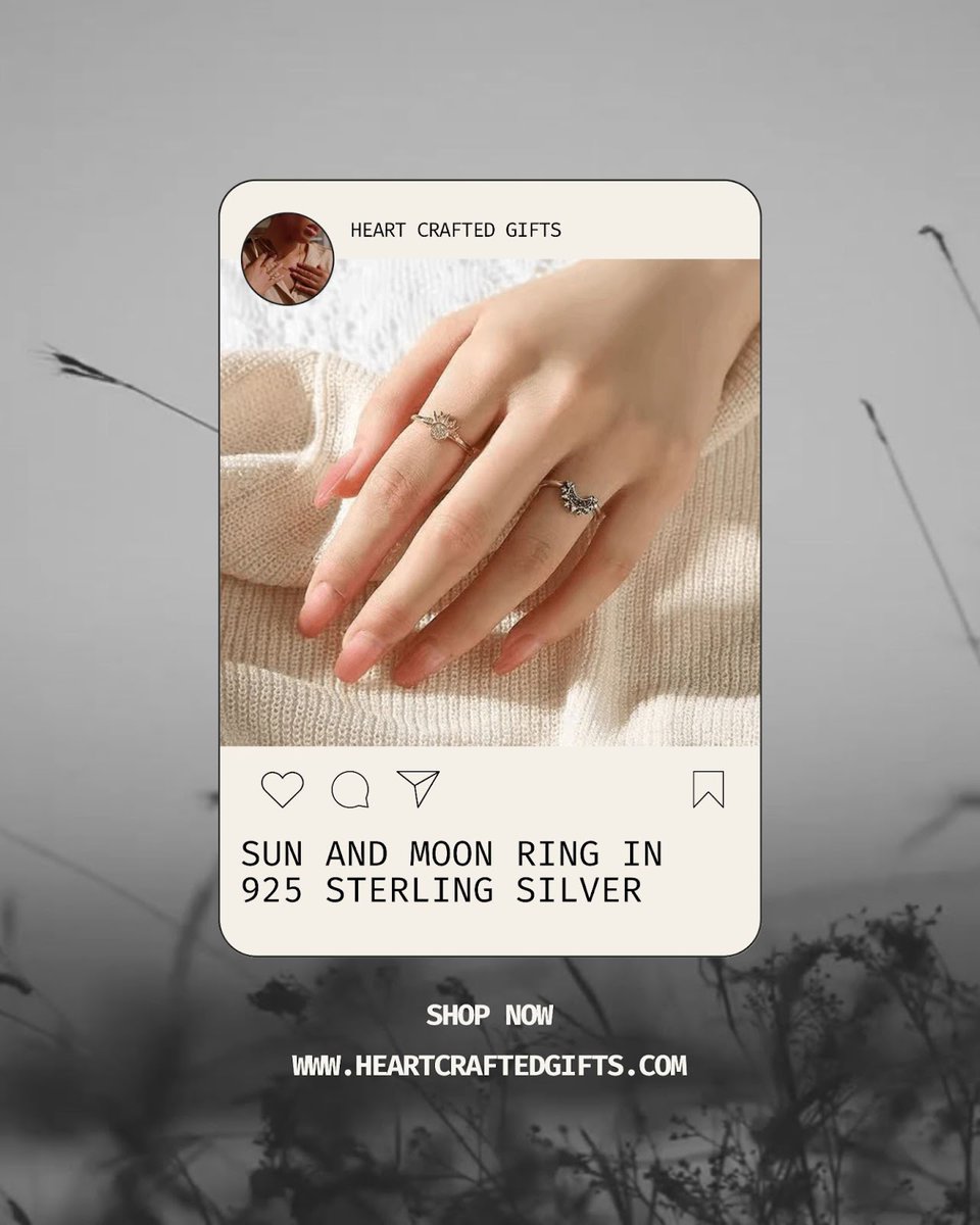 HeartCraftGifts's tweet image. Opposites Attract – Just Like the Sun &amp;amp; Moon.
Shine bright with the Pandora Sun &amp;amp; Moon Ring in Silver—a stunning symbol of balance, love, and cosmic connection.

Wear the universe on your finger.
Shop now.
heartcraftedgifts.com/products/pando…

#sunandmoonring #pandorastyle #celestialjewelry
