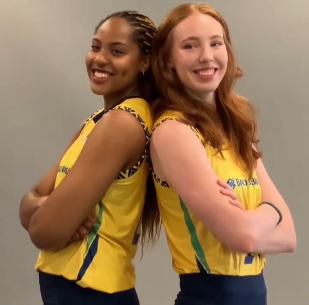 CALMA GENTE AS GÊMEAS DO VÔLEI VÃO CUIDAR DE TUDO 
 #voleinosportv
