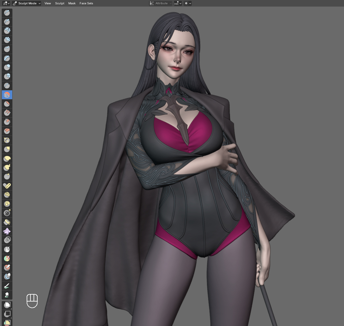 Yoo_Dyth's tweet image. Progress on the class materials! Something I found out when using Screencast Key add on is that it disabled the autosave feature. And it&apos;s really painful when Blender crashed and I forgot to hit save for the last 3 hours. I feel like my soul left me for a bit there lmao.