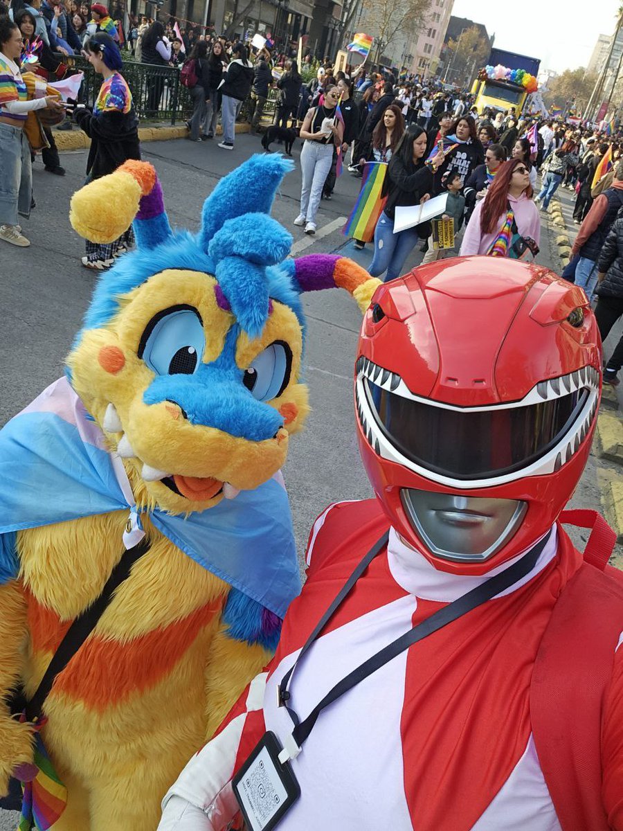 🏳️‍🌈FOR THE CAUSE!!🏳️‍⚧️🦖 
(well accompanied by the Red Ranger also to be able to win) heheheh