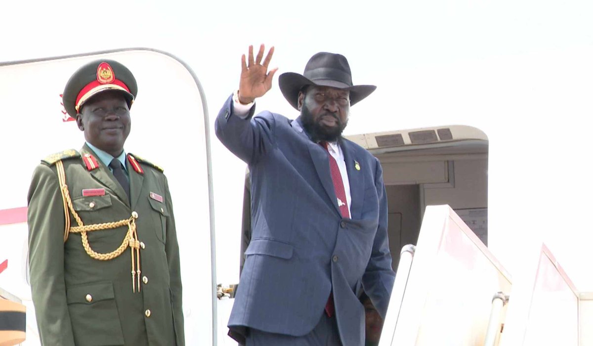 President Salva Kiir departed Juba for an official diplomatic visit to the United Arab Emirates (UAE). The visit aims to strengthen bilateral relations and promote investment opportunities in South Sudan. #DiplomacySS