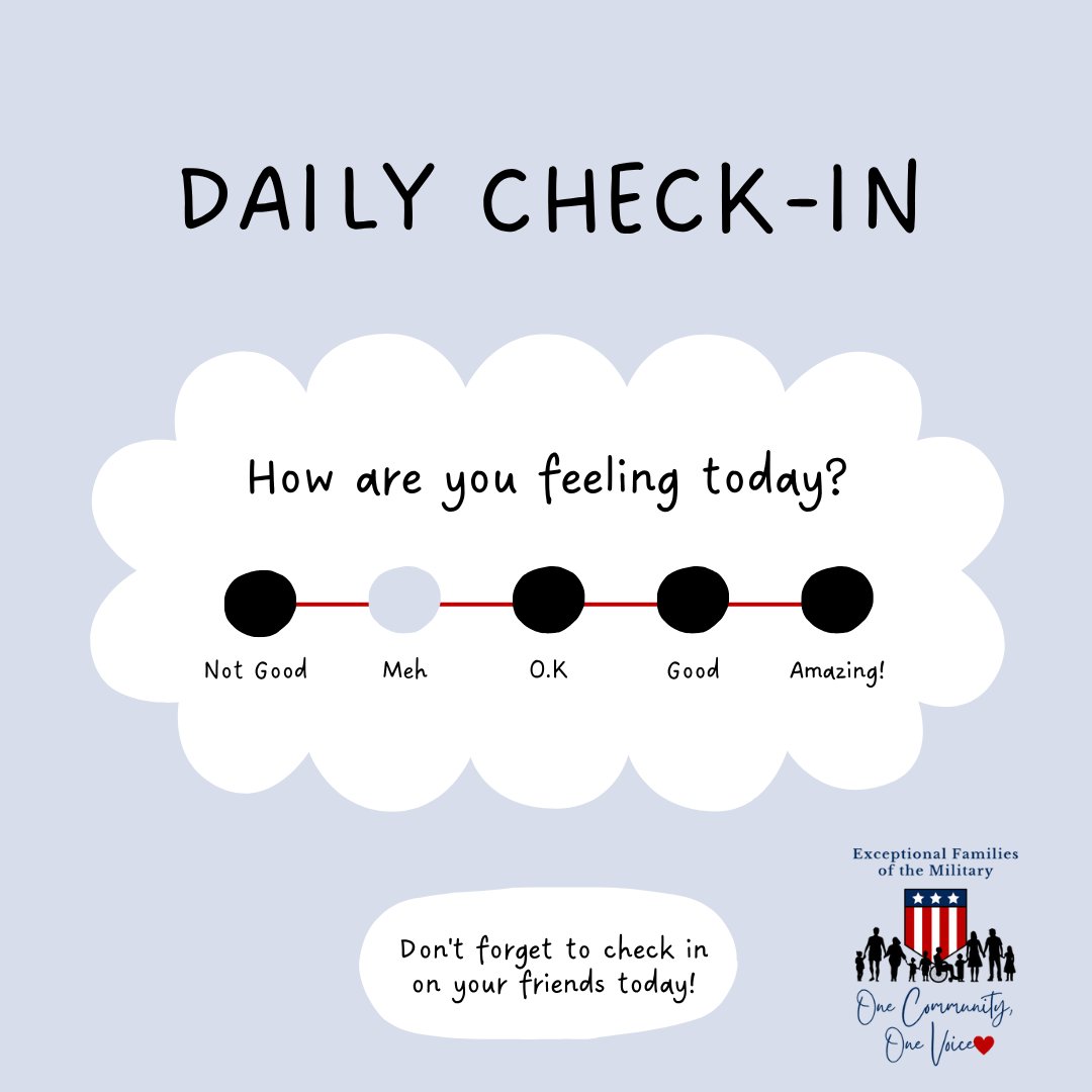 Sundays are for slowing down, recharging, and setting intentions for the week ahead—especially for our EFMP families who give so much of themselves every day. 💜