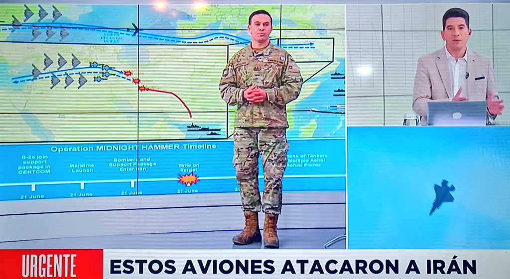 En Mega tienen a un militar opinando sobre técnicas de seguridad  y estrategias de guerra ; Cuando acá en Chile no son capaces de que 2 flaites les roben unos pinches fusíles de un regimiento.