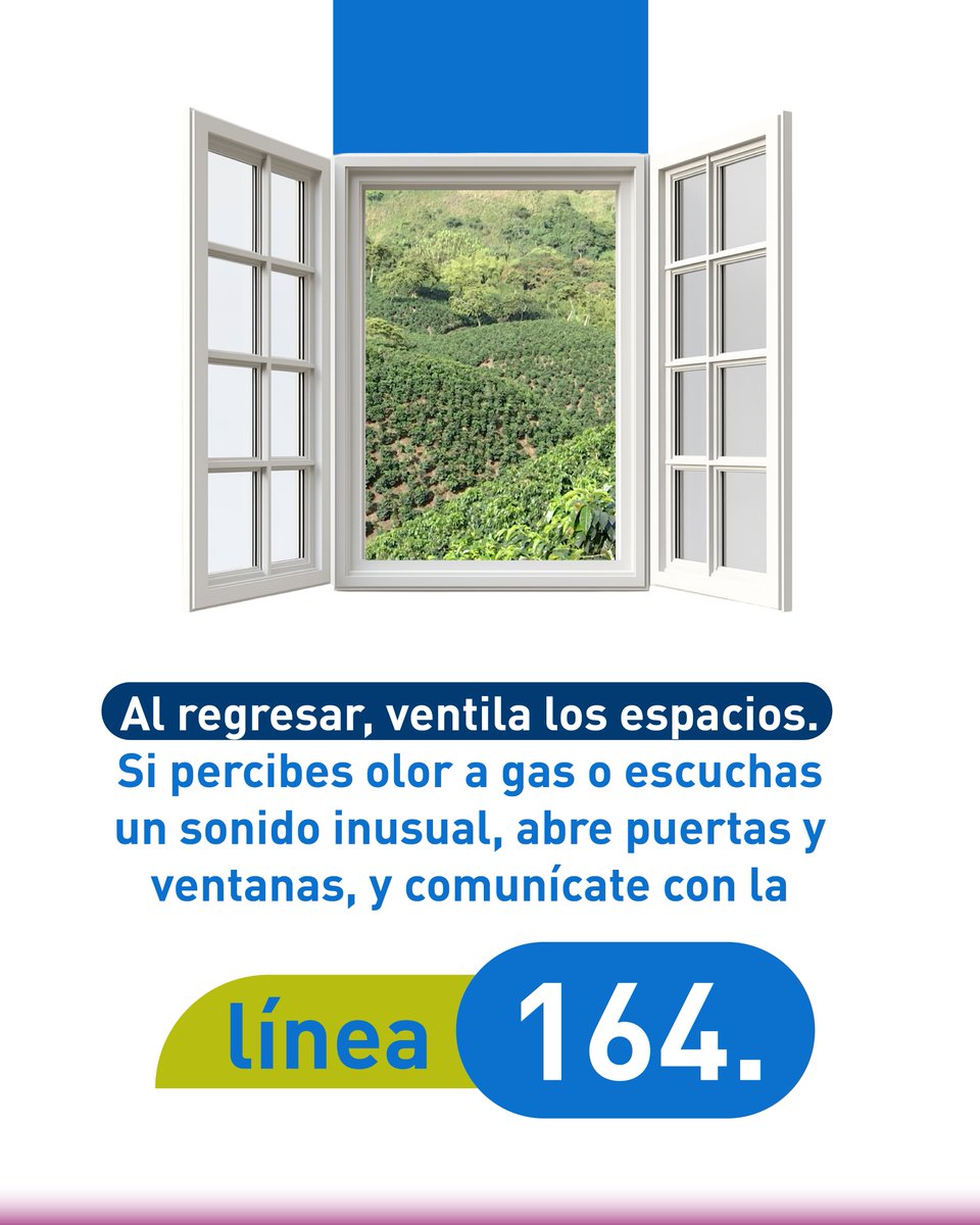 efigas_oficial's tweet photo. ¿Te vas de vacaciones? 🧳⛱️
Antes de salir, asegúrate de dejar todo en orden en casa.
Una revisión rápida puede prevenir incidentes y darte tranquilidad mientras disfrutas en familia. 🏡☀️
Sigue estos pasos simples.
#Efigas #AhíSiempre #SeguridadEnCasa #VacacionesSeguras https://t.co/JcXEHACYuG