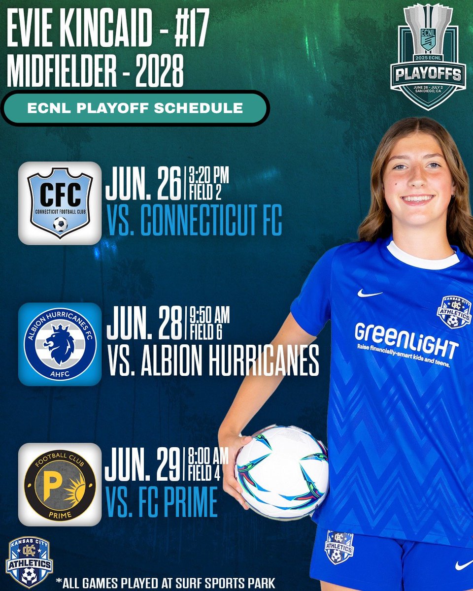 Evie Kincaid (@eviekincaid09) on Twitter photo Can't wait to compete for a National Championship! Let's go <a href="/kcaecnl2009/">KC Athletics Academy Elite 09 ECNL</a>
<a href="/TheSoccerWire/">SoccerWire</a> <a href="/PrepSoccer/">Prep Soccer ⚽️</a> <a href="/TopDrawerSoccer/">TopDrawerSoccer</a> <a href="/ECNLgirls/">ECNL Girls</a> <a href="/ImYouthSoccer/">ECNL/GA/Recruiting/College Soccer</a> Can't wait to compete for a National Championship! Let's go <a href="/kcaecnl2009/">KC Athletics Academy Elite 09 ECNL</a>
<a href="/TheSoccerWire/">SoccerWire</a> <a href="/PrepSoccer/">Prep Soccer ⚽️</a> <a href="/TopDrawerSoccer/">TopDrawerSoccer</a> <a href="/ECNLgirls/">ECNL Girls</a> <a href="/ImYouthSoccer/">ECNL/GA/Recruiting/College Soccer</a>