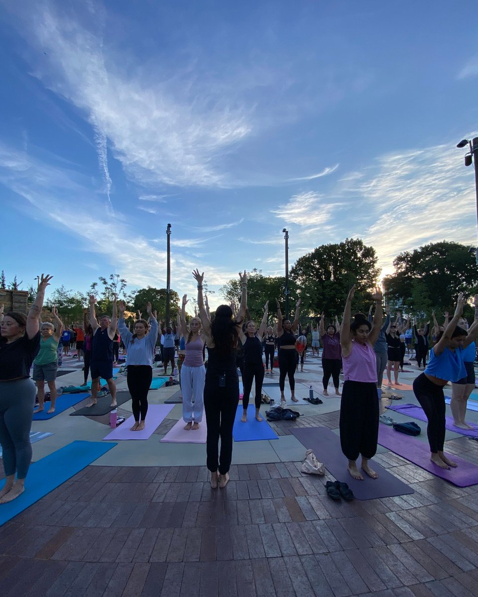 On Friday we greeted the first day of Summer with our best sun salutations! ☀️🧘‍♀️

Thank you to everyone who joined us for Sunrise Solstice Yoga! Join us for Yoga in the Park every Monday at 6pm on Harvey Hill!