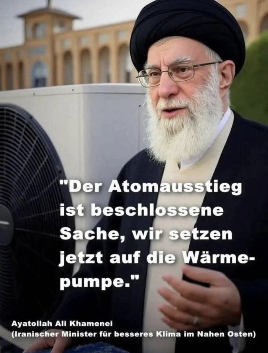 Feministische Aussenpolitik und Atomausstieg im Nahen Osten! 
Wer hätte gedacht, dass Trump sich so von Baerbock und Habeck inspirieren lässt. Oder müssen die Grünen und Linken nun aus Prinzip für Urananreicherung und für die Mullahs sein? 🤣🤣🤣🤣 #Iran #IranVsIsrael #Trump