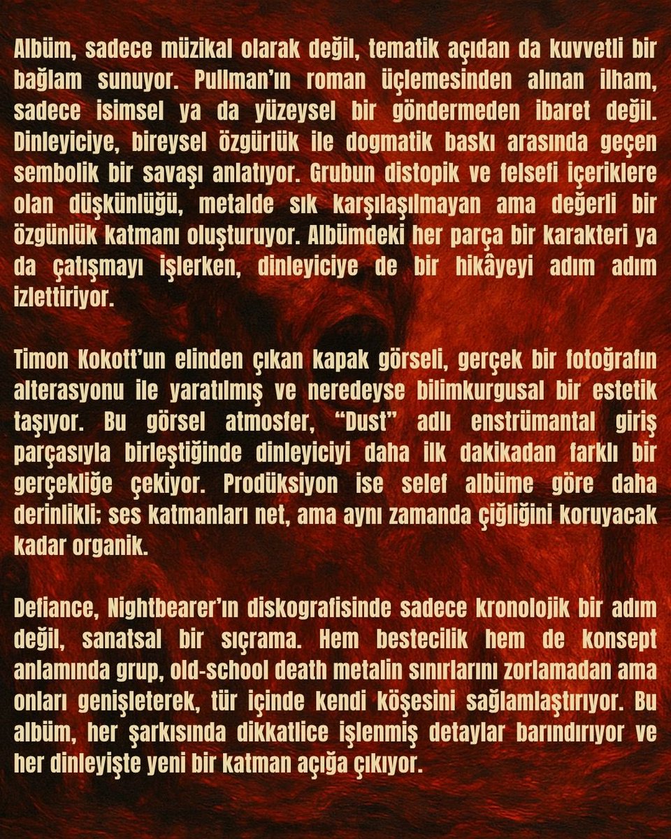 PitStop_Metal's tweet photo. Review of the Day! 🇹🇷🇬🇧🇩🇪😅
@NightbearerOSDM @TestimonyRecs
#nightbearer #defiance #testimonyrecords #deathmetal #germanmetal https://t.co/SVtHo3yhpb