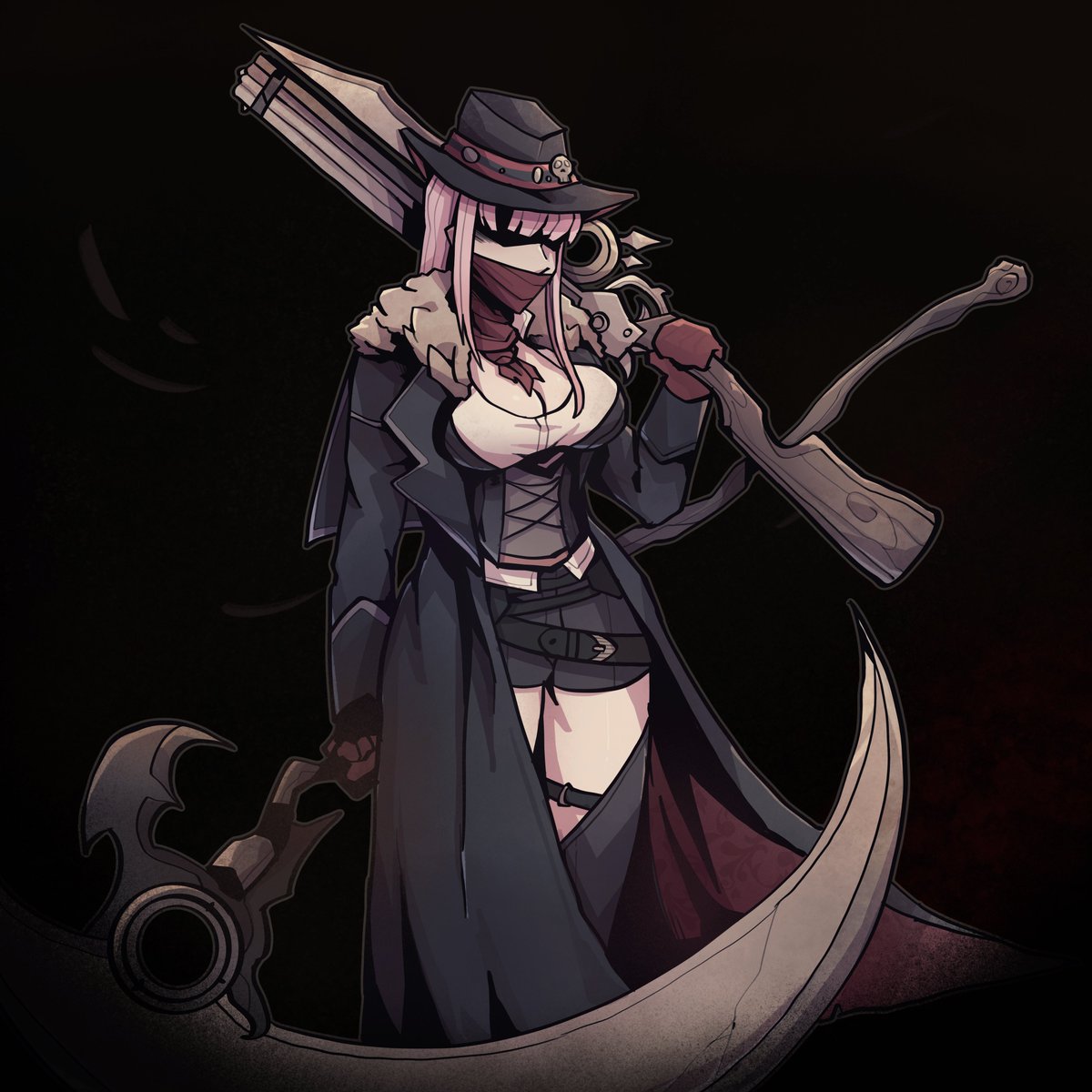 “A sheriff turned rogue”
 #callillust

Been a while since I draw a Darkest Dungeon anything, glad Calli is trying it.