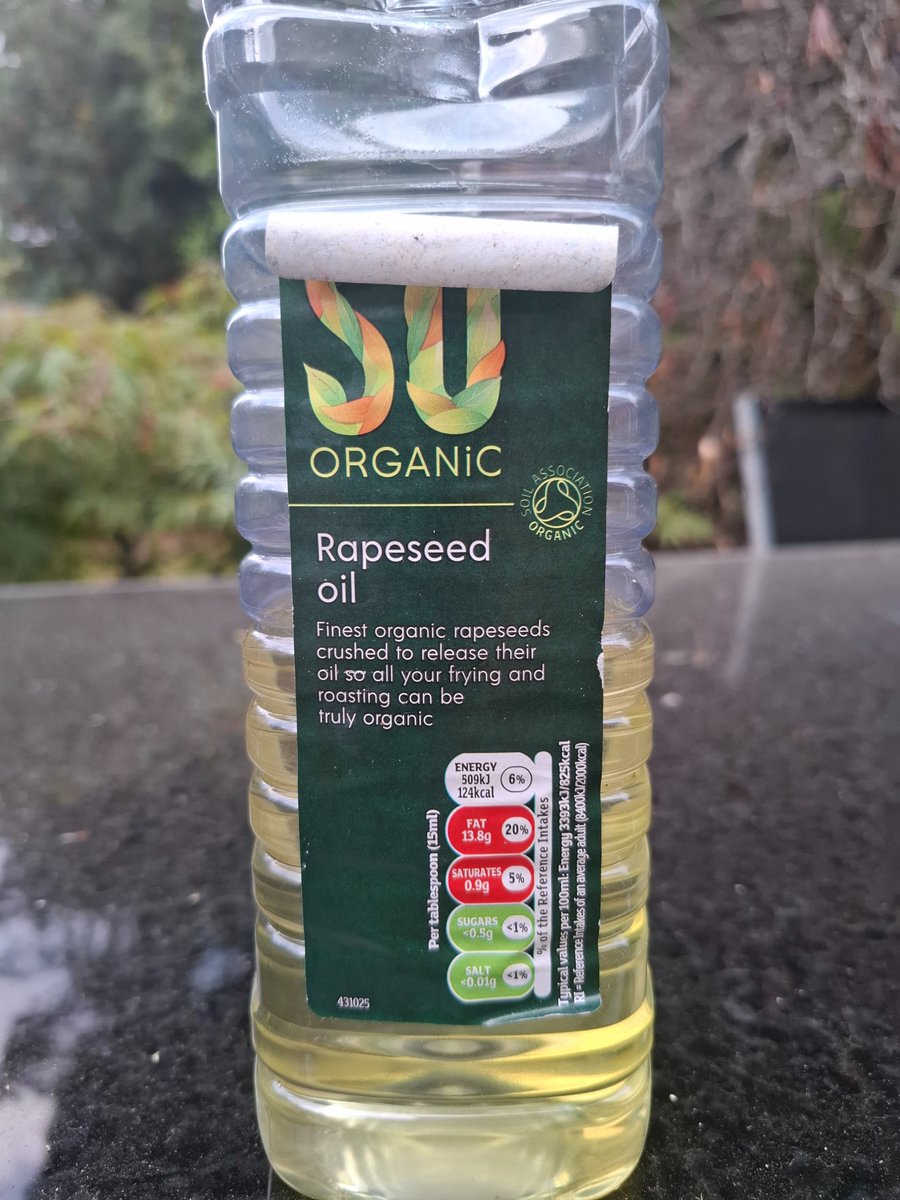 Richard88835648's tweet photo. What a joke is @SoilAssociation ! Oil in a plastic bottle just removed from an Alzheimer’s sufferers fridge. https://t.co/UiVB38OlVh