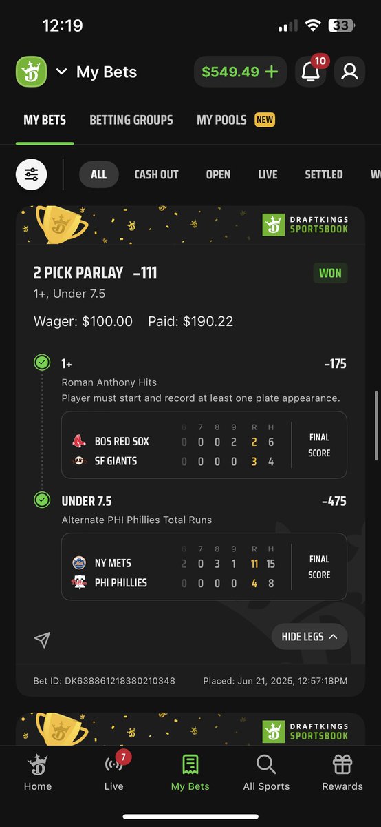 Msmooveee's tweet photo. Been slacking on this but I’m back!! 
Yesterdays wins loading up💫💰

#mlbhits #mlbprops #mlbsheets #SportsBettingX https://t.co/iZ0cWUyJov