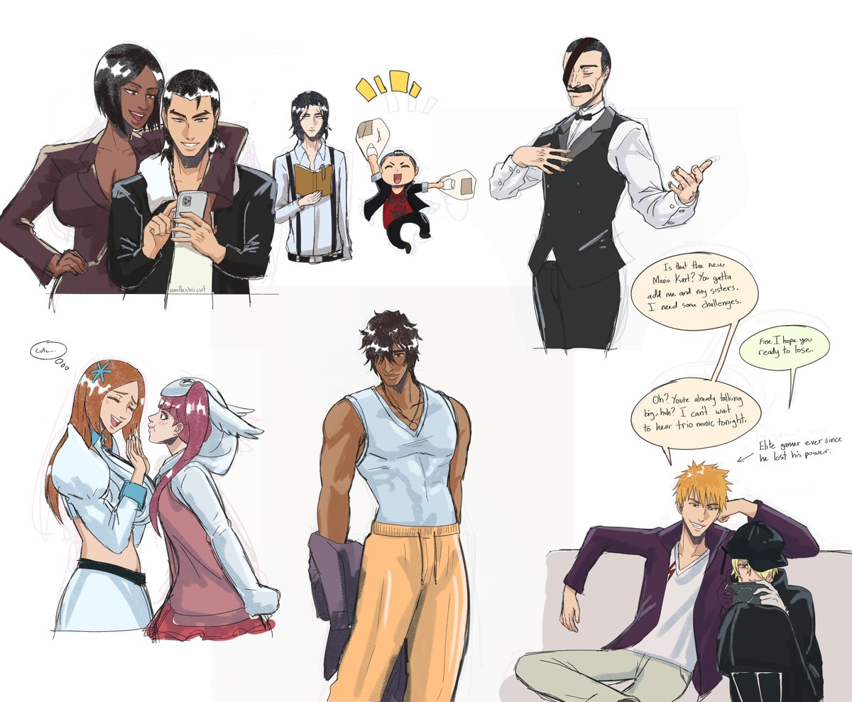 Warm-up sketch of Xcution and Fullbringers
#BLEACH