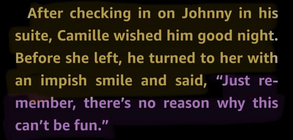The night before trial Johnny Depp told Vasquez ‘it’s ok to have fun with this ‘ . If you tell me for a second a victim would say this you are lying . That statement alone is an abuser still proudly abusing their victim [Amber Heard ] . Imo there is NO other way to read that .
