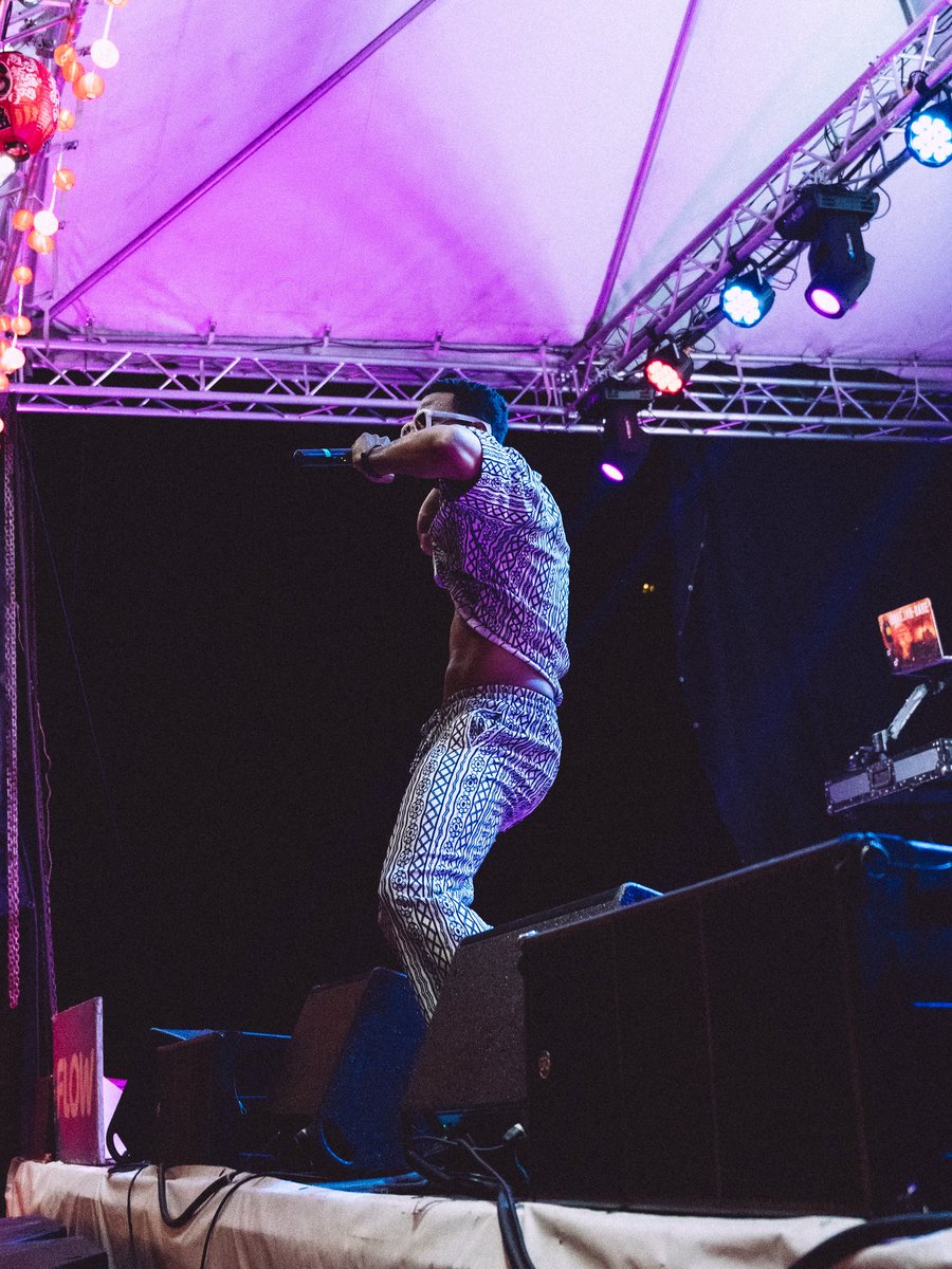 DEEJAYPUFFY's tweet photo. Soca &amp; Mimosas in Dominica on a 40ft stage 🚀 https://t.co/bWhhKI4yh0