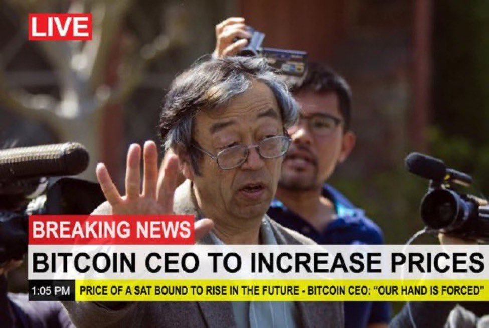 𝗝𝗨𝗦𝗧 𝗜𝗡: Bitcoin CEO announces $BTC price to increase soon.