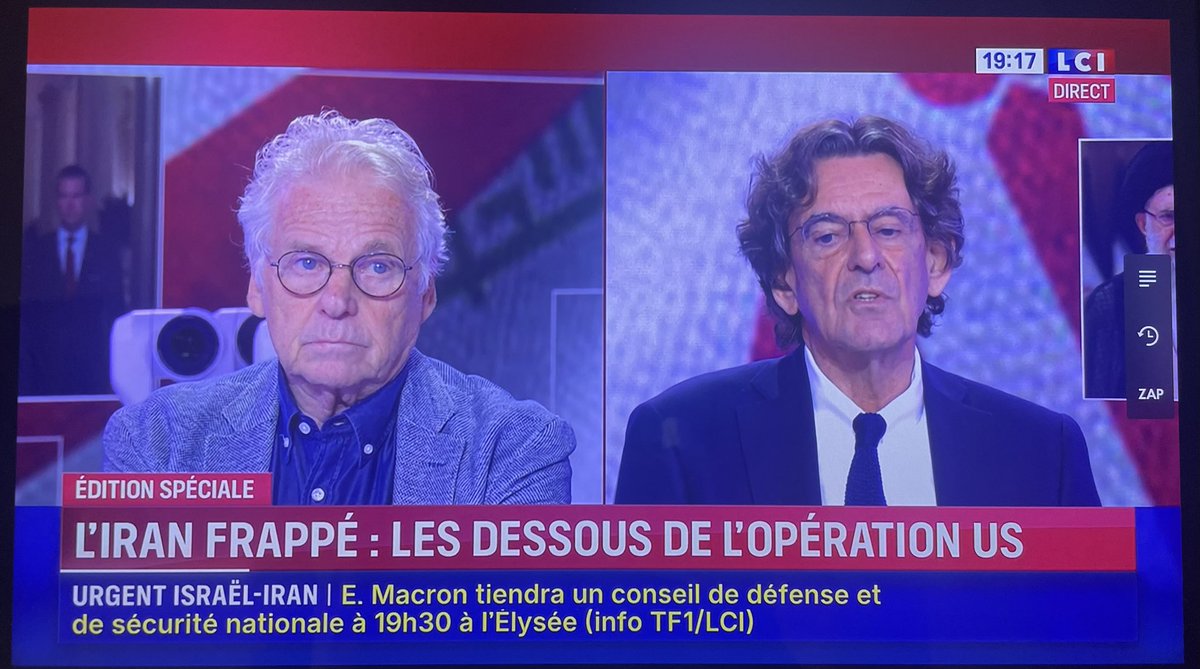 📺 Il n’y avait vraiment personne d’autre que deux éditorialistes de salon pour décortiquer une opération militaire américaine en territoire iranien ?

On frôle la parodie.

#MidnightHammer