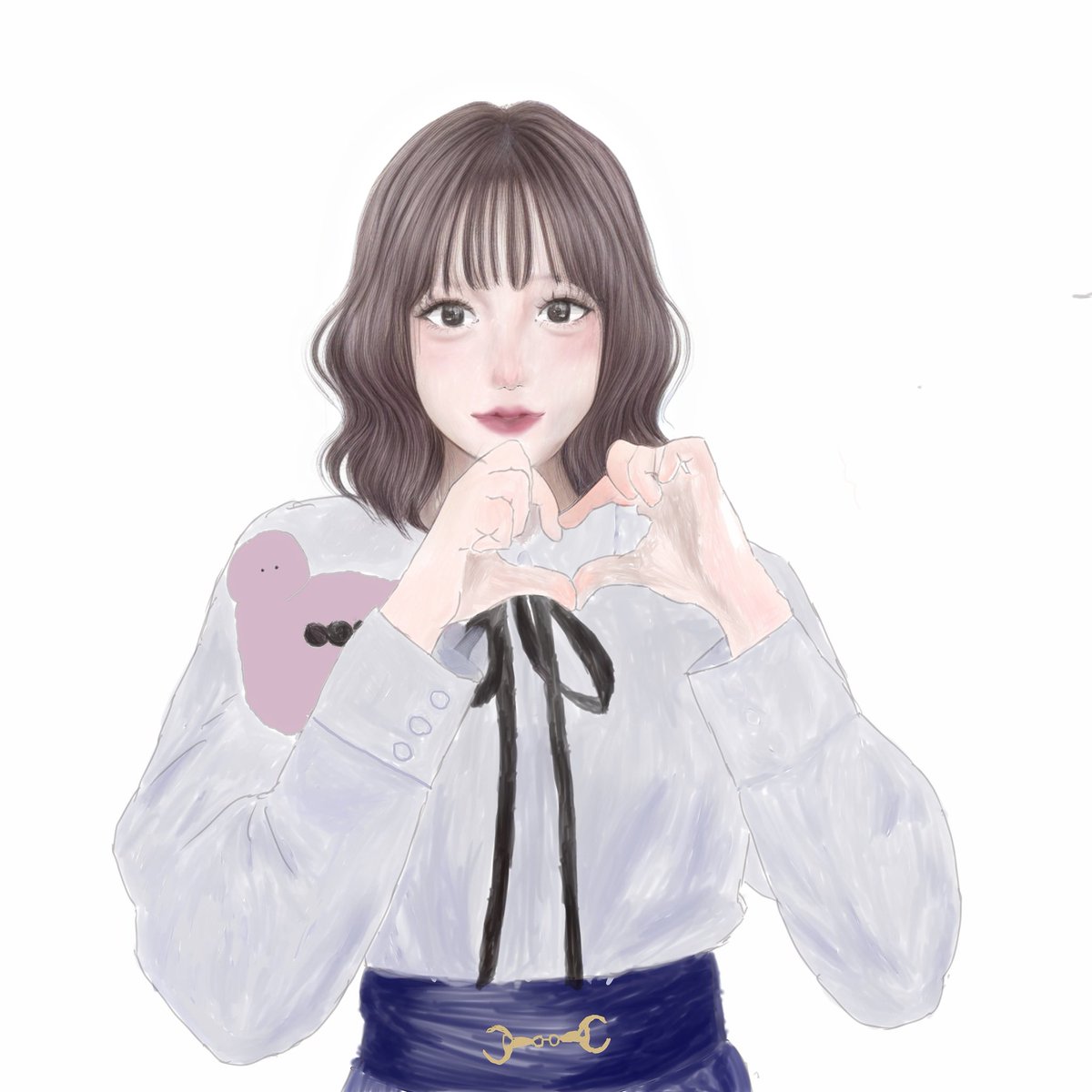 よくやるポーズ
#イラスト好きな人と繋がりたい #絵描きさんと繋がりたい　#絵描きさんにフォローされたい　#絵描きさんフォロバ100  #イラスト好きな人と繋がりたい　#絵柄が好みって人にフォローされたい #初夏の創作クラスタフォロー祭り