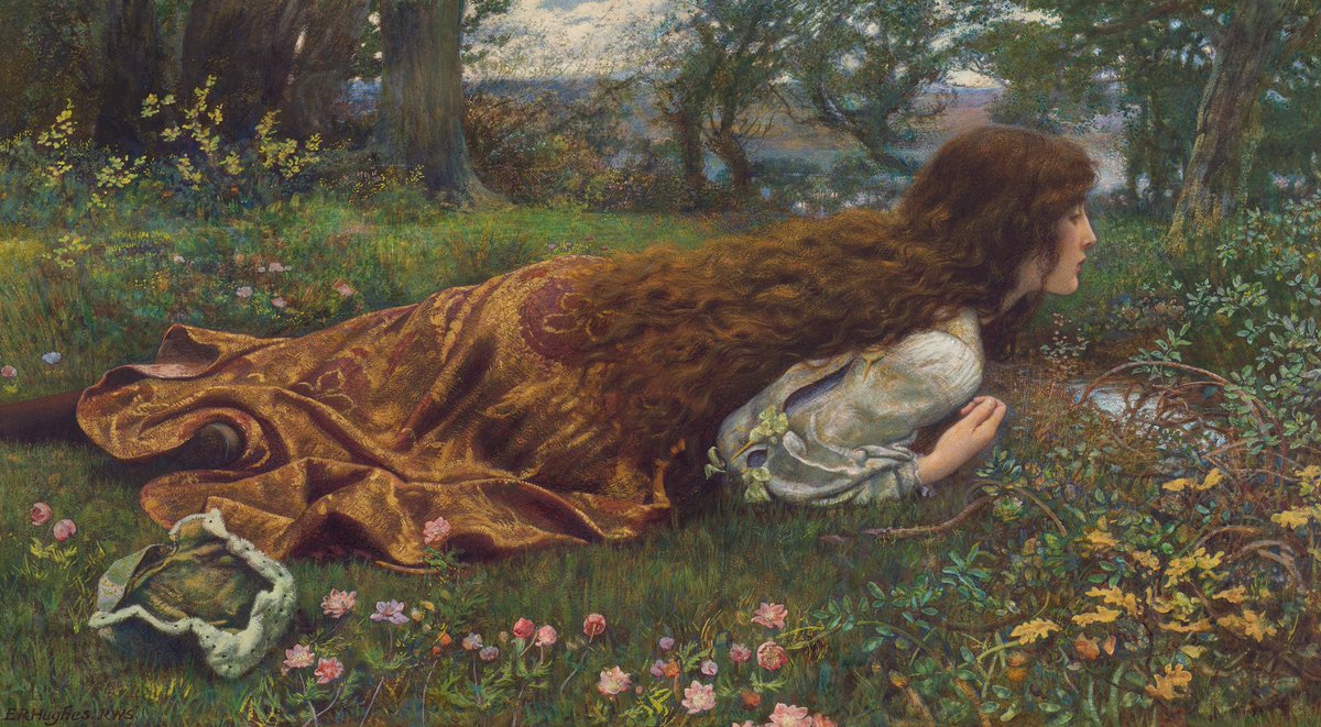 The Princess Out of School, 1901 
Edward Robert Hughes