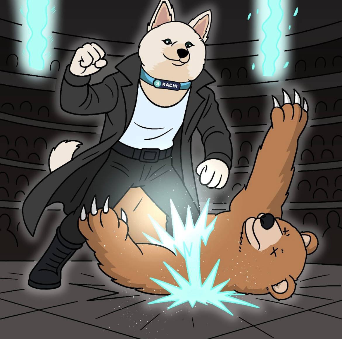 The bear thought it was a wrestling match.
$KACHI thought it was judgment day.

Let me introduce to you my signature move “THE BLOCKSLAM”

#Kaspa $KACHI $KAS #KRC20