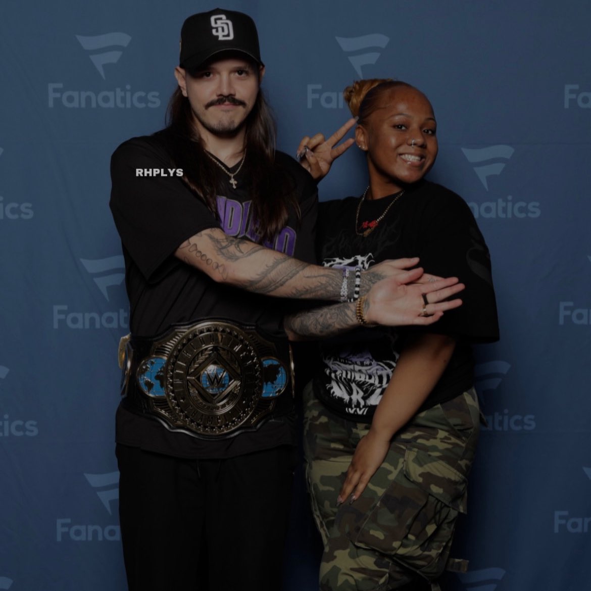 dom dom rocks. 🐐 
— he hated my shirt but i forgive him 🥰 (finally met my fave, life is so good. love u down goatminik)