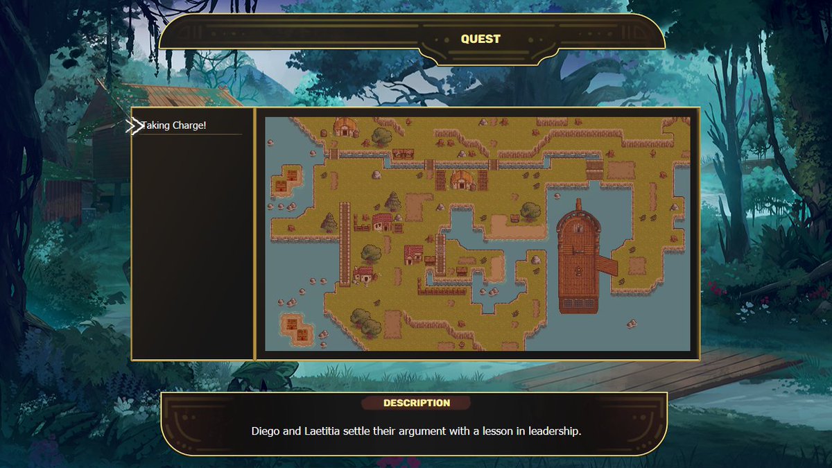 Gales of Nayeli comes out TOMORROW!! 

Every day until launch, we'll shared one thing that makes Gales of Nayeli stand out! 

🗺️Final Day - Support Maps!  

Some supports will open up sidequests. Clear it for extra loot and progress their relationship!    

#srpg #indiegame