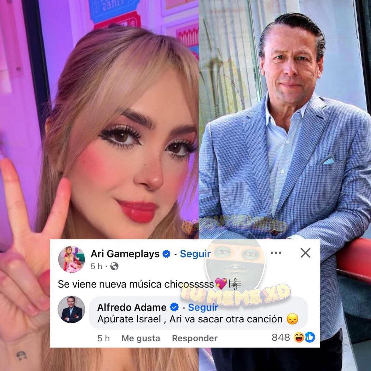 Jajajaja eres un hijo de la verga <a href="/GoldenBoy_OF/">Alfredo Adame 🥋</a>  jajajajaja