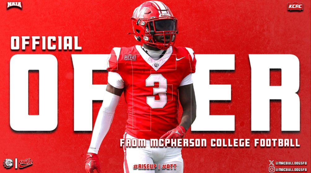 Daniel Leal (@daniel_leal68) on Twitter photo THANK YOU JESUS‼️ After a great conversation with <a href="/CoachJenk1/">Chris Jenkins</a> , I am excited to announce that I have received my 2nd offer from @MACBulldogsF‼️#UMW #AGTG✝️
<a href="/coachcreeve/">Charlie Reeve</a> <a href="/the_CoachTC/">Coach Collins</a> <a href="/_CoachIrvin/">Coach Irvin 🌵</a> <a href="/MaxCave4/">Max Cave</a> <a href="/kyle_schmidt18/">Kyle Schmidt</a> <a href="/RecruitCalallen/">Calallen Wildcats Recruiting</a> THANK YOU JESUS‼️ After a great conversation with <a href="/CoachJenk1/">Chris Jenkins</a> , I am excited to announce that I have received my 2nd offer from @MACBulldogsF‼️#UMW #AGTG✝️
<a href="/coachcreeve/">Charlie Reeve</a> <a href="/the_CoachTC/">Coach Collins</a> <a href="/_CoachIrvin/">Coach Irvin 🌵</a> <a href="/MaxCave4/">Max Cave</a> <a href="/kyle_schmidt18/">Kyle Schmidt</a> <a href="/RecruitCalallen/">Calallen Wildcats Recruiting</a>