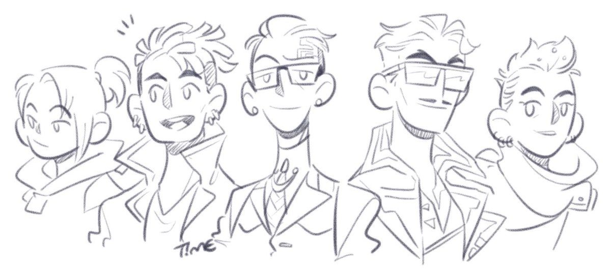 That 5 stack in the latest map trailer ahhh. Had to scribble. 🥺 #VALORANT