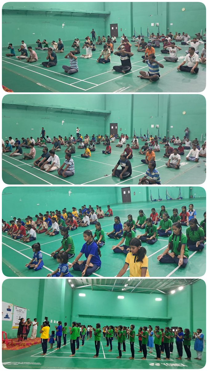 NacBinka's tweet photo. International Yoga Day organized on 21.06.2025 at Indoor Stadium Binka https://t.co/DuHMSDMfkP