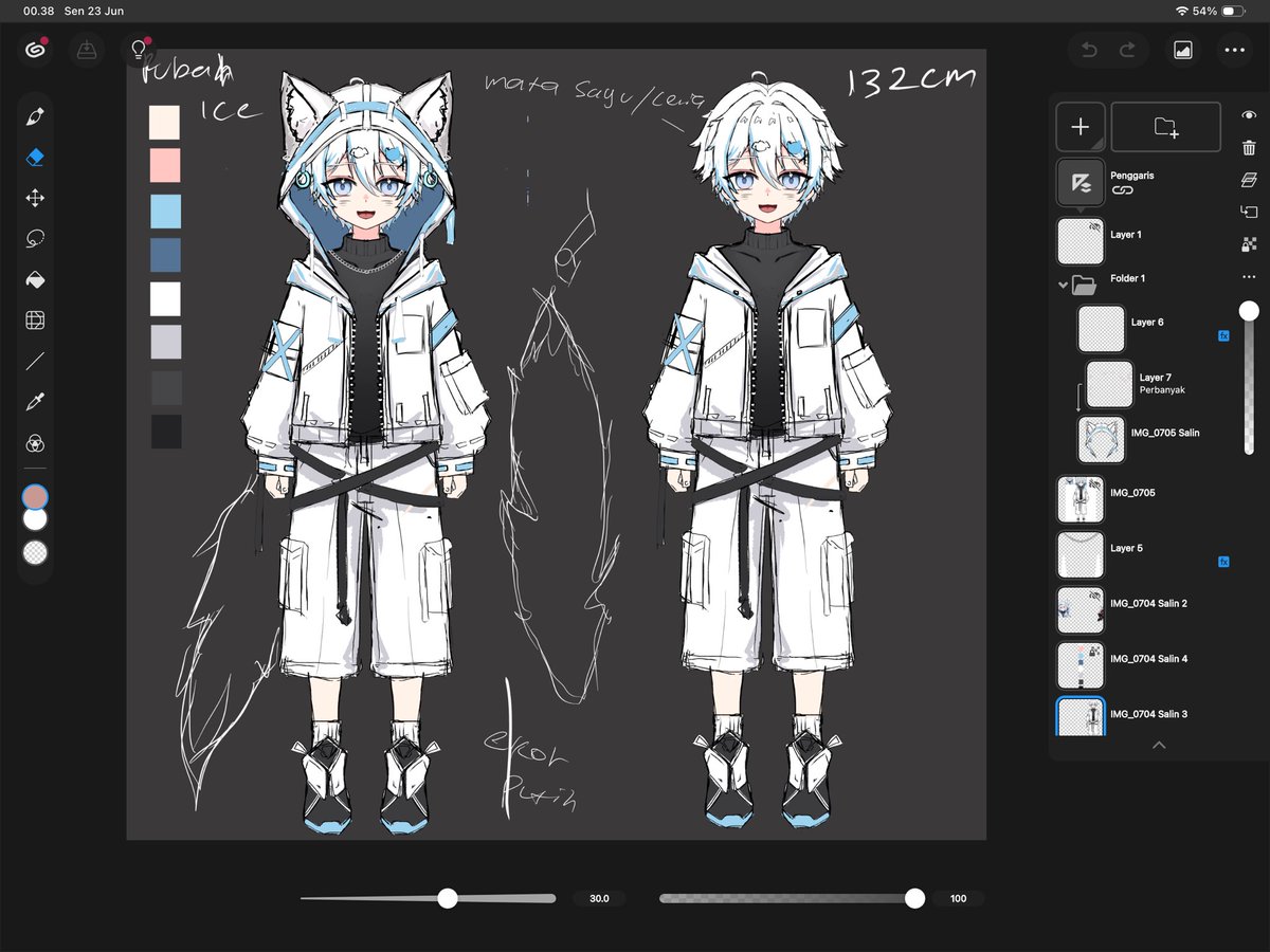 Kyuci_studio's tweet photo. WIP LIVE2D MODEL~ kisuke 🩵

𓊈 #Vtuber • #ENVtuber • #VTuberAssets 𓊉

VGEN : https://t.co/8mJxG5SHGf https://t.co/IEIyJKEq8P