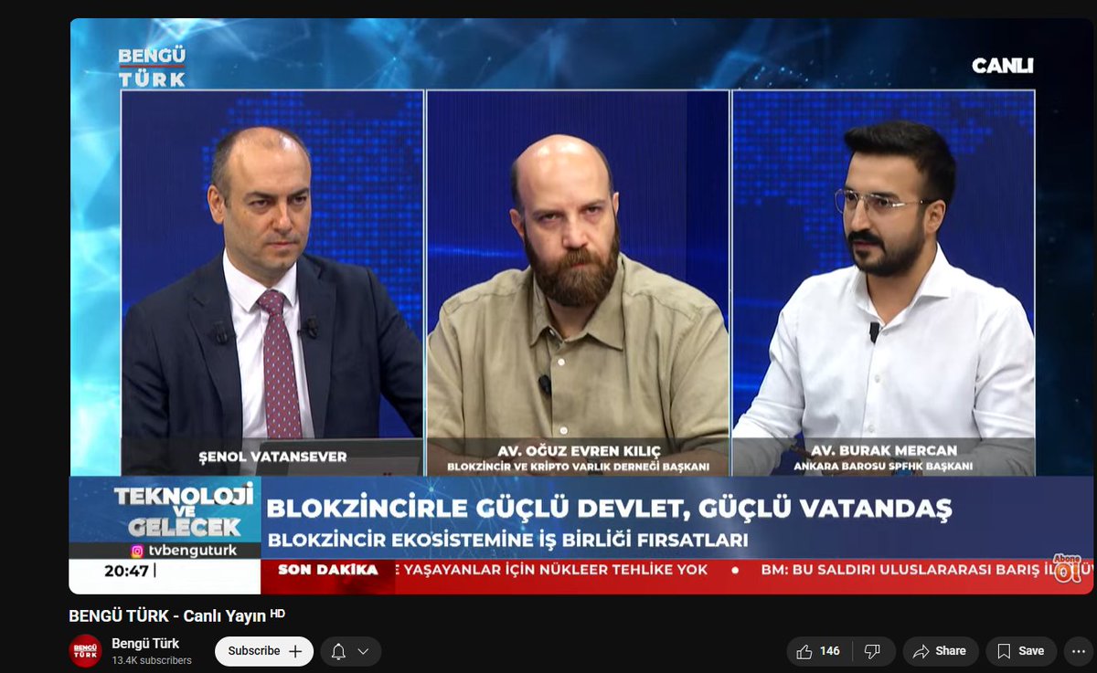 Dijital Biz Dergisi (@dijitalbiz) on Twitter photo İSTANBUL BLOCKCHAIN WEEK ETKİNLİĞİ, TÜRKİYE’DE BLOKZİNCİR EKOSİSTEMİNİN GELİŞMESİNE NASIL KATKI SAĞLIYOR? KATILIMCILAR İÇİN NE TÜR İŞ BİRLİĞİ VE FIRSATLAR SUNUYOR?
<a href="/SenolVatansever/">Şenol Vatansever</a> <a href="/benguturktv/">Bengü Türk</a> <a href="/AvBurakMercan/">Av. Burak Mercan</a>
#TeknolojiVeGelecek
#BENGÜTÜRK İSTANBUL BLOCKCHAIN WEEK ETKİNLİĞİ, TÜRKİYE’DE BLOKZİNCİR EKOSİSTEMİNİN GELİŞMESİNE NASIL KATKI SAĞLIYOR? KATILIMCILAR İÇİN NE TÜR İŞ BİRLİĞİ VE FIRSATLAR SUNUYOR?
<a href="/SenolVatansever/">Şenol Vatansever</a> <a href="/benguturktv/">Bengü Türk</a> <a href="/AvBurakMercan/">Av. Burak Mercan</a>
#TeknolojiVeGelecek
#BENGÜTÜRK