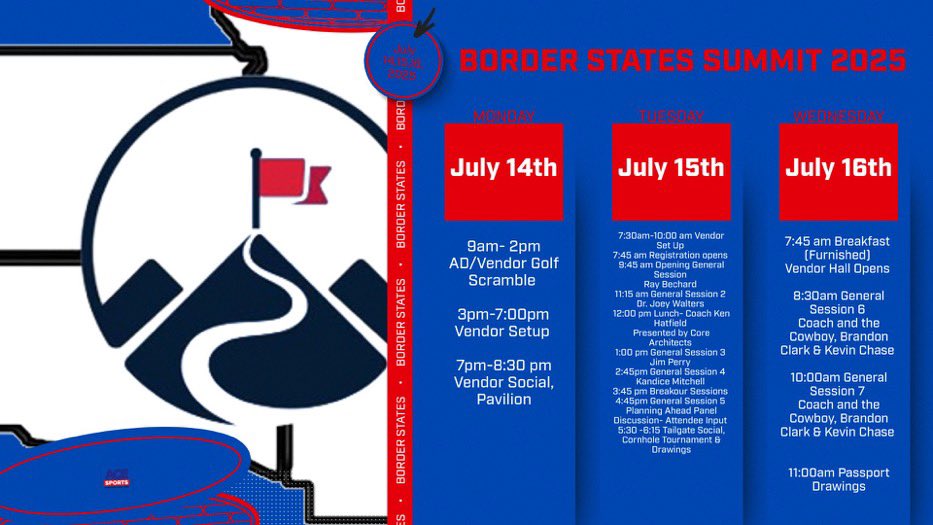 Doug Killgore, CIAA, CMAA (@bowtiead) on Twitter photo Dead Weeks for some, a great time to enliven your AD career path. Register for <a href="/BorderStSummit/">BorderStatesSummit</a> soon, room block is dwindling. Use BOGO while still open. You, staff, students will benefit! <a href="/KIAAAks/">KIAAA</a> <a href="/MIAAAMO1/">MIAAAMO</a> <a href="/OiaaaOklahoma/">Oklahoma OIAAA</a> <a href="/ArkHSADs/">AHSAAA</a> <a href="/NIAAA9100/">NIAAA</a> Dead Weeks for some, a great time to enliven your AD career path. Register for <a href="/BorderStSummit/">BorderStatesSummit</a> soon, room block is dwindling. Use BOGO while still open. You, staff, students will benefit! <a href="/KIAAAks/">KIAAA</a> <a href="/MIAAAMO1/">MIAAAMO</a> <a href="/OiaaaOklahoma/">Oklahoma OIAAA</a> <a href="/ArkHSADs/">AHSAAA</a> <a href="/NIAAA9100/">NIAAA</a>
