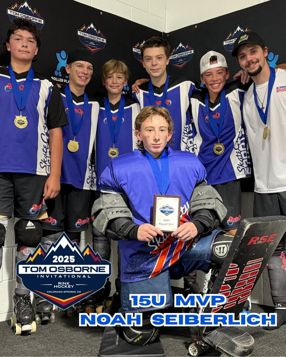 RollerPlanet1's tweet photo. Your 15U Division Finalists of the Tom Osborne Invitational Rink Hockey Tournament.

Champions: Team Pepsi
2nd Place: Colorado Panthers

15U Division MVP: Noah Seiberlich - Goalie, Team Pepsi https://t.co/IzjQq2hO6w