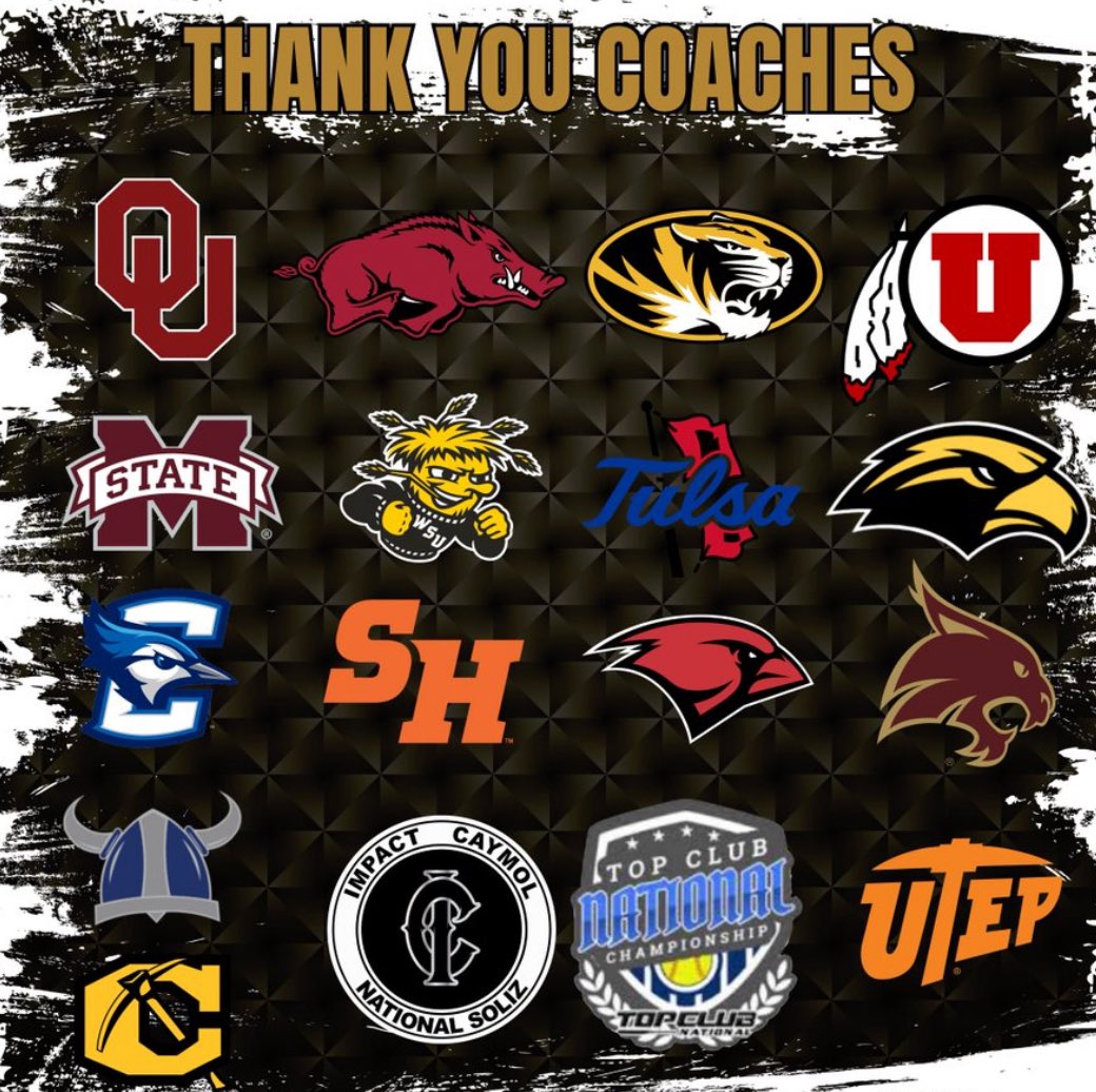 Claire Thompson (@clairegrace2027) on Twitter photo Thank you to all the coaches who came and watched us play in Oklahoma!! Can’t wait to keep working! <a href="/ICNationalSoliz/">Impact Caymol National Soliz</a> Thank you to all the coaches who came and watched us play in Oklahoma!! Can’t wait to keep working! <a href="/ICNationalSoliz/">Impact Caymol National Soliz</a>