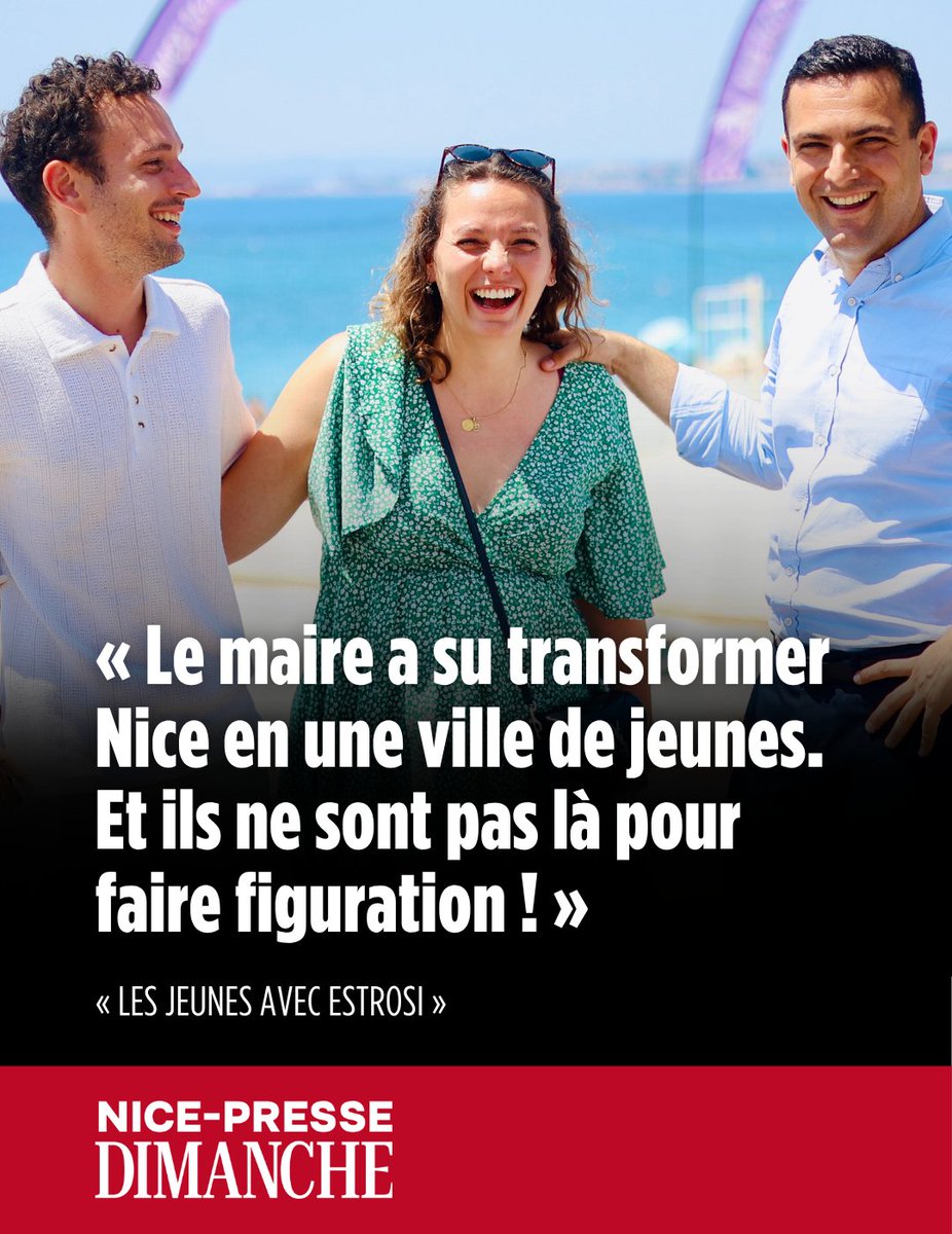 Nice-Presse (@nicepresse) on Twitter photo 🗳️ Dossier « Ces jeunes au coeur de la campagne »
#Municipales. « Le maire a su transformer Nice en une ville de jeunes. Et ils ne sont pas là pour faire figuration ! »: les Jeunes avec Estrosi (<a href="/cestrosi/">Christian Estrosi</a>) dans Nice-Presse
➡️ nicepresse.com/il-a-su-transf… 🗳️ Dossier « Ces jeunes au coeur de la campagne »
#Municipales. « Le maire a su transformer Nice en une ville de jeunes. Et ils ne sont pas là pour faire figuration ! »: les Jeunes avec Estrosi (<a href="/cestrosi/">Christian Estrosi</a>) dans Nice-Presse
➡️ nicepresse.com/il-a-su-transf…