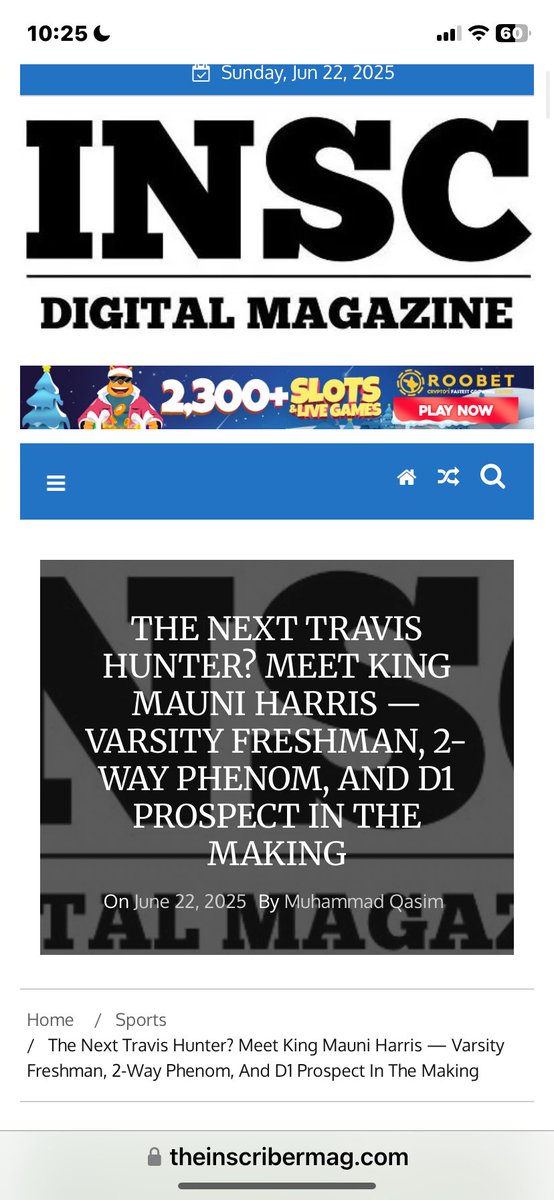 KingMauni (@kingmaunih) on Twitter photo theinscribermag.com/the-next-travi…
Thank you INSC, only up from here.
<a href="/jake_benger/">Jake Benger</a>
<a href="/CamelbackFB/">Camelback Football</a>
<a href="/GeorgiaFootball/">Georgia Football</a> <a href="/ASUFootball/">Sun Devil Football</a> <a href="/LSUfootball/">LSU Football</a>
<a href="/FiyrPod/">FiyrPod GPS System</a>
<a href="/oydsports/">@oydsports</a> <a href="/_UnderTheRadar_/">UnderTheRadar</a>
<a href="/youareathlete/">You Are Athlete</a>
<a href="/espn/">ESPN</a>
<a href="/MaxPreps/">MaxPreps</a> theinscribermag.com/the-next-travi…
Thank you INSC, only up from here.
<a href="/jake_benger/">Jake Benger</a>
<a href="/CamelbackFB/">Camelback Football</a>
<a href="/GeorgiaFootball/">Georgia Football</a> <a href="/ASUFootball/">Sun Devil Football</a> <a href="/LSUfootball/">LSU Football</a>
<a href="/FiyrPod/">FiyrPod GPS System</a>
<a href="/oydsports/">@oydsports</a> <a href="/_UnderTheRadar_/">UnderTheRadar</a>
<a href="/youareathlete/">You Are Athlete</a>
<a href="/espn/">ESPN</a>
<a href="/MaxPreps/">MaxPreps</a>