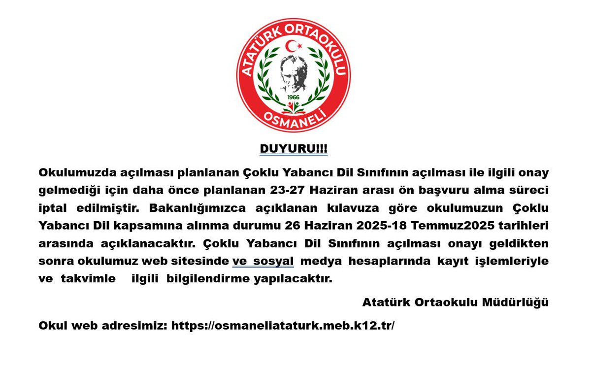 📢Duyuru❗️❗️❗️