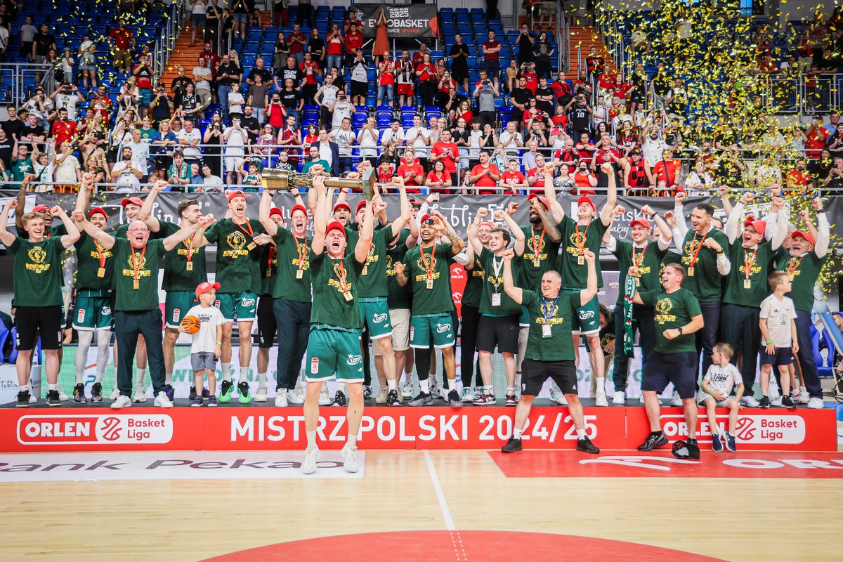 🥇 MISTRZ POLSKI 2024/25 - <a href="/LegiaKosz/">Legia Kosz</a> 👏

fot. Andrzej Romański

#ORLENBasketLiga #PLKPL 

<a href="/GrupaORLEN/">ORLEN</a> <a href="/BankPekaoSA/">Bank Pekao S.A.</a> <a href="/AerowatchPolska/">Aerowatch Polska</a> <a href="/PolskaSuzuki/">Suzuki Polska</a>