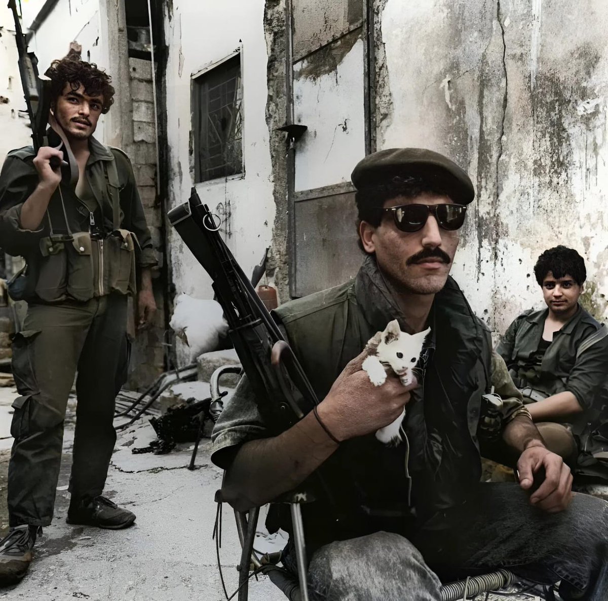 Palestinian Freedom Fighters, Beirut in 1988.