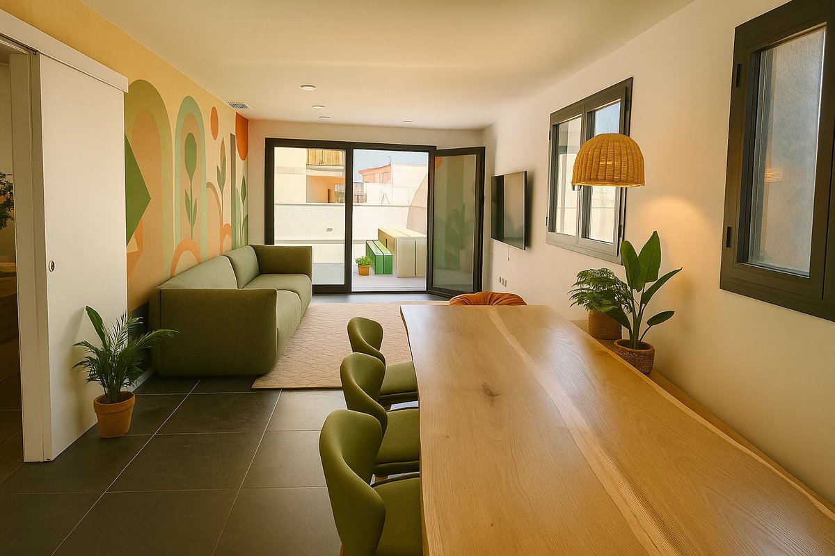 glivingcoliving's tweet photo. 🌿 In 10 days, we open Green Living Coliving in Barcelona. The world’s first fully sustainable coliving space.  The walls are up. The mugs have arrived. The internet works. There’s still a lot to do — but it already feels alive.  https://t.co/tEZ88bzG6M https://t.co/OztKbKRLKf