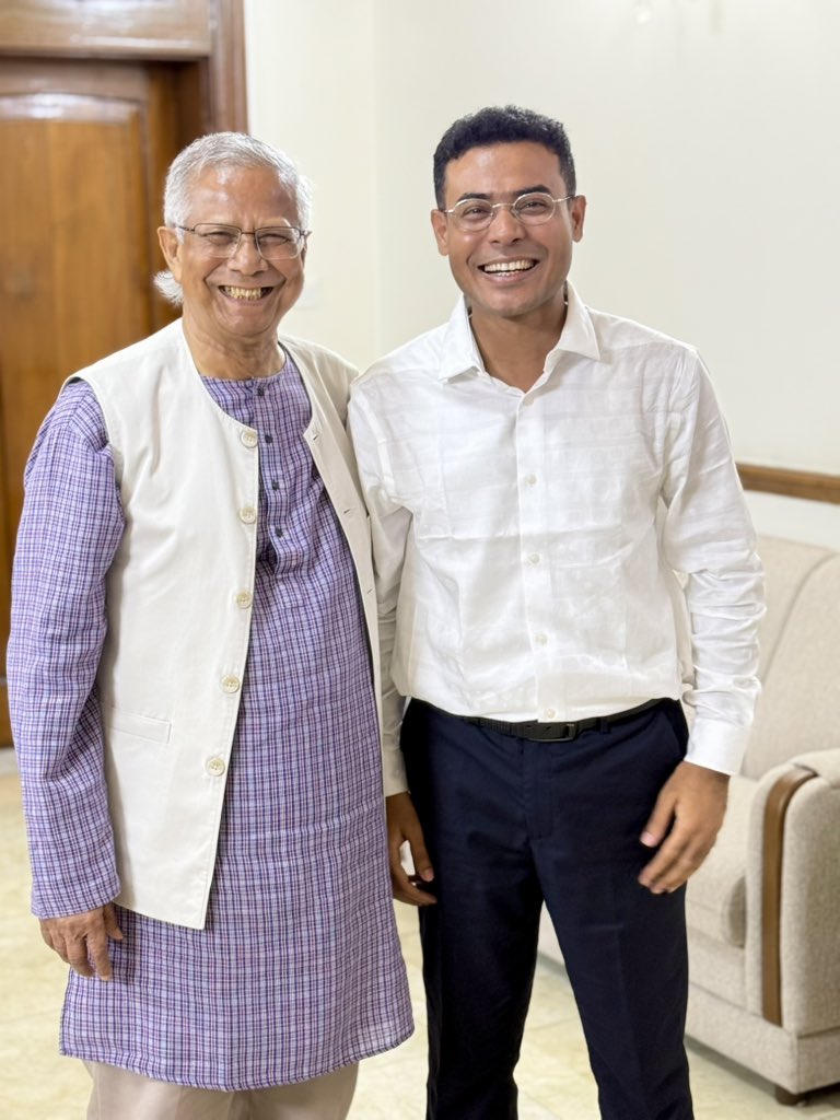In May, a photo frame after a thought-provoking interview with Professor Yunus for The Economist.

Photo: The Economist Correspondent Vishnu