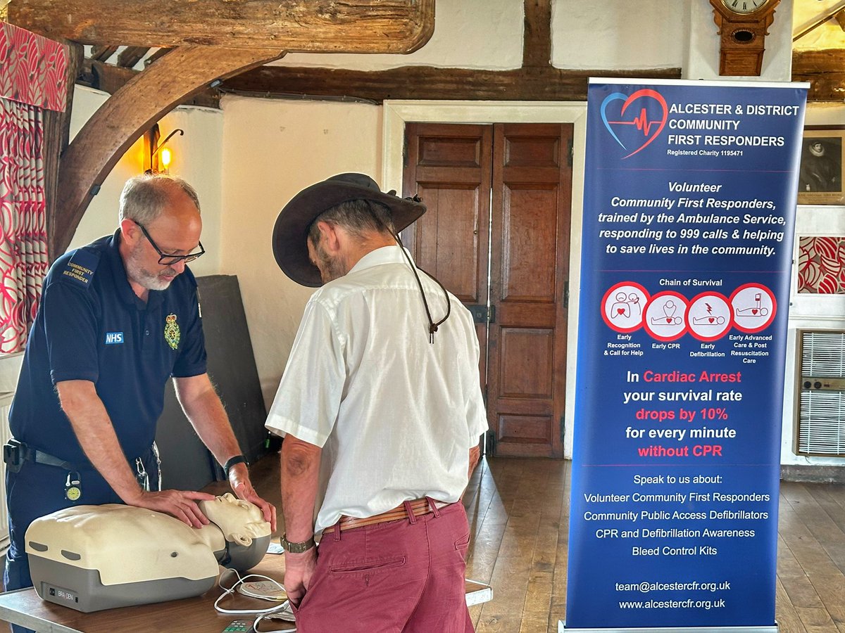 Alcester & District Community First Responders tweet media