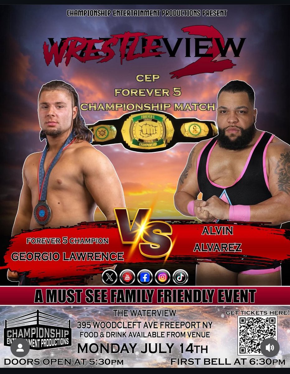 AJForU2C's tweet image. It’s time to take back what was mine!

7/14/24

#wrestling #waterview