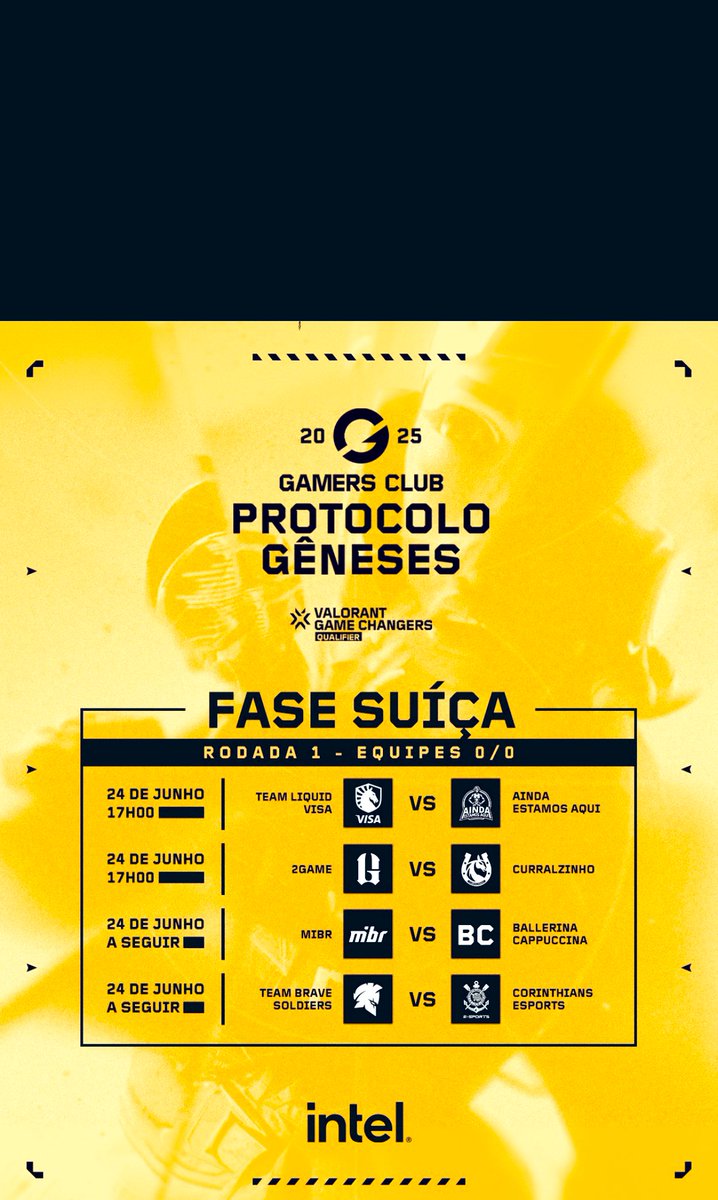 Como vocês estão? 
Ando sumido, mas essa semana vou movimentar bastante as redes!

Nossa preparação tem sido muito foda, amanhã resta somente realizarmos os últimos ajustes e estaremos prontos para nossa trajetória. 

Primeiro jogo contra o Corinthians, dia 24/06. 

Fé e até 🍀