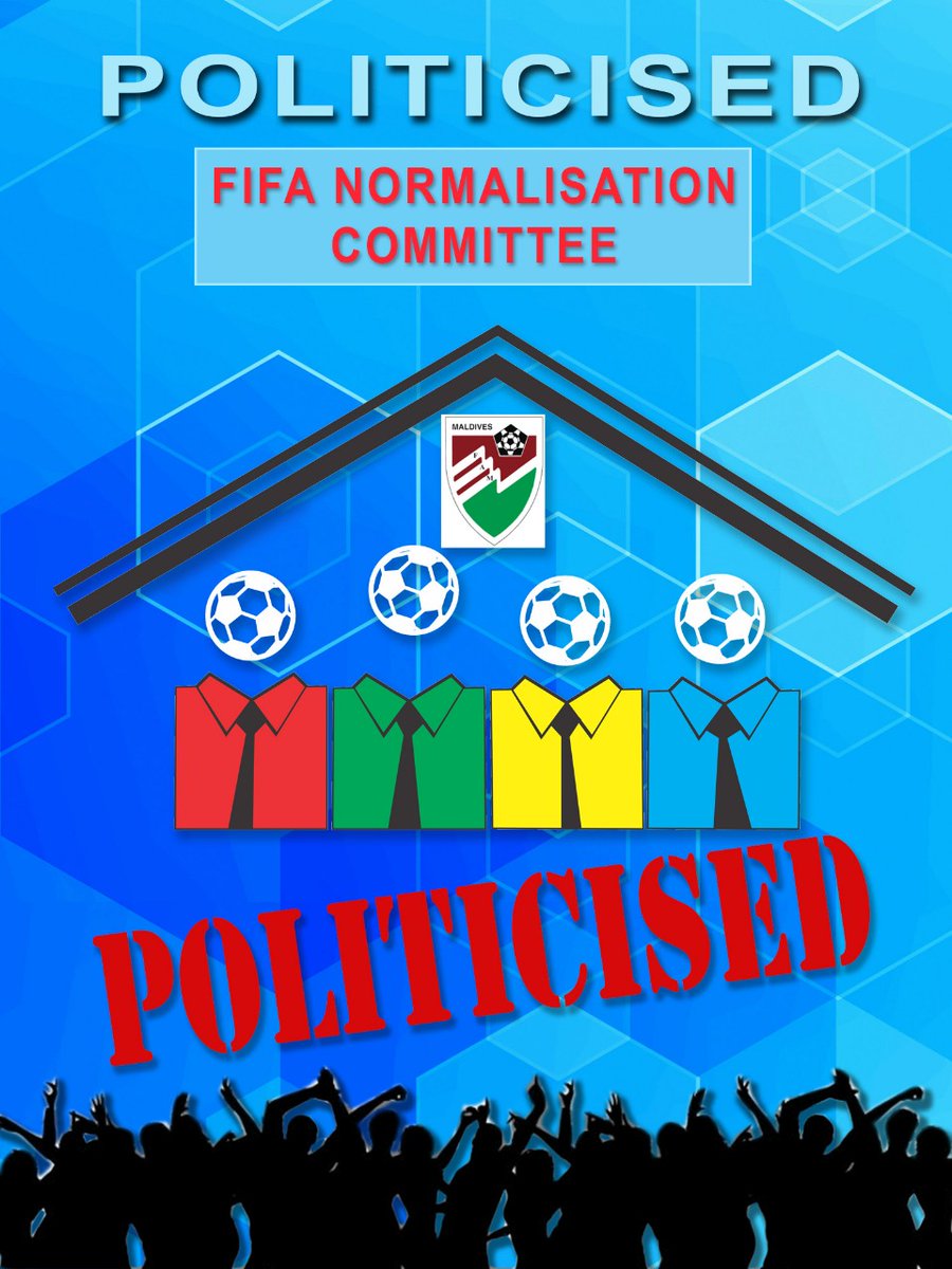 HamidhAG's tweet photo. The @FIFAcom Normalization Committee of the @MaldivesFA has called for a second congress, repeatedly in contravention of the existing statutes, this time, to amend the statutes. 

The Sports Minister distributed over USD 500,000 to 10 favoured clubs from a single zone, while totally ignoring clubs belonging to the other eight Zones that make up the FA. @theafcdotcom

Football is politicised in the #Maldives