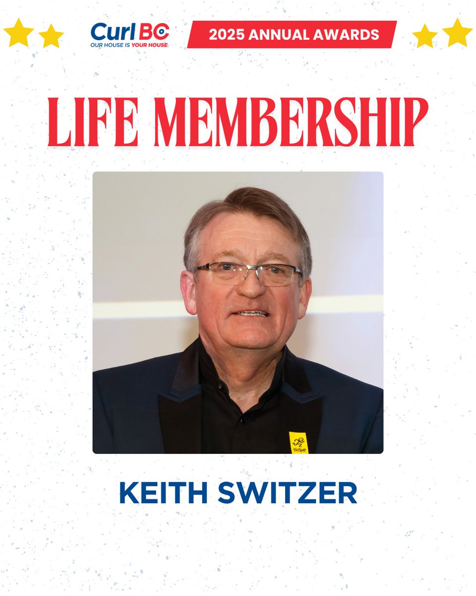 👏 Thank you for your contributions, KEITH!

2024/25 Curl BC Life Membership: Keith Switzer

#CurlBCAwards2025