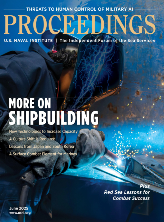 NavalInstitute's tweet image. Tell us about your experience reading Proceedings magazine in this 5-minute survey! Survey closes 6/27/2025 at 11:45pm ET. bit.ly/4e44h00 #survey #ReaderFeedback